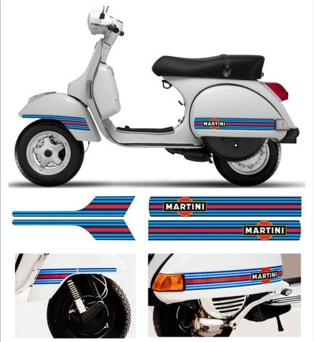 Sticker kit martini - martini, vespa