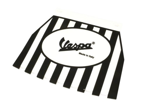 Black white vespa - vespa, mudflap